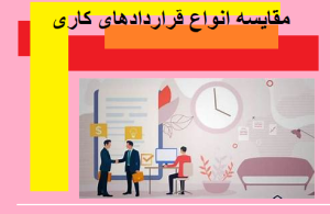 مقایسه انواع قراردادهای کاری