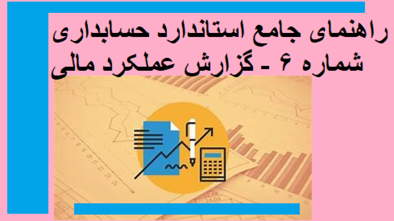 راهنمای جامع استاندارد حسابداری شماره 6 - گزارش عملکرد مالی