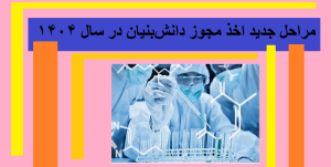 مراحل جدید اخذ مجوز دانش بنیان در سال 1404