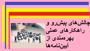 چالش‌های پیش‌رو و راهکارهای عملی بهره‌مندی از آیین‌نامه‌ها