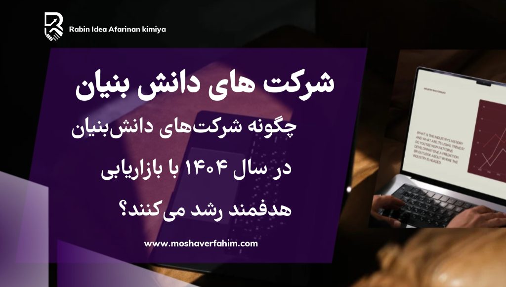 چگونه شرکت های دانش بنیان در سال 1404 با بازاریابی هدفمند رشد می کنند