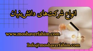 انواع شرکت‌های دانش‌بنیان