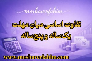 تفاوت اساسی میان مهلت یک‌ساله و پنج‌ساله